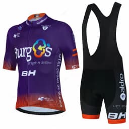 New BH Burgs Team 2027 Cycling Jersey 19D Bike Shorts Set Ropa Ciclismo Mens MTB Summer Quick Dry Bicycle Maillot Pants Clothing