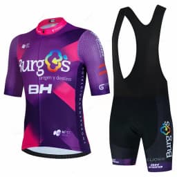 New BH Burgs Team 2027 Cycling Jersey 19D Bike Shorts Set Ropa Ciclismo Mens MTB Summer Quick Dry Bicycle Maillot Pants Clothing