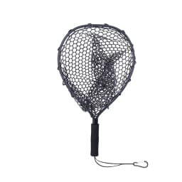 TAIYU Portable Fishing Nets Ultralight Aluminum Alloy Silicone Wear Resistance Mesh Hand Dip Casting Landing Net for Fly Fishing