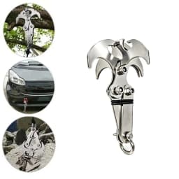 Folding Gravity Grab Hook Outdoor Rock Climbing Rescue Claw Survival Mountaineering Hook Tool Multifunctional Stainless Steel