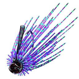 HASIDA BKK Rubber Jig Fishing Lure Skirted Jig Head with Rotating Hook for Black Bass Freshwater Saltwater Fishing