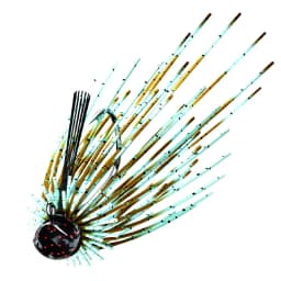 HASIDA BKK Rubber Jig Fishing Lure Skirted Jig Head with Rotating Hook for Black Bass Freshwater Saltwater Fishing