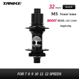 TANKE-Boost 12x148,15x110,Aluminum Bicycle Hub,32 Holes 120 Clicks 4Bearing MTB Mountain Bike Disc Brake Hub HG MS XD 8-12 Speed