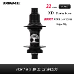 TANKE-Boost 12x148,15x110,Aluminum Bicycle Hub,32 Holes 120 Clicks 4Bearing MTB Mountain Bike Disc Brake Hub HG MS XD 8-12 Speed
