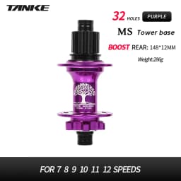 TANKE-Boost 12x148,15x110,Aluminum Bicycle Hub,32 Holes 120 Clicks 4Bearing MTB Mountain Bike Disc Brake Hub HG MS XD 8-12 Speed