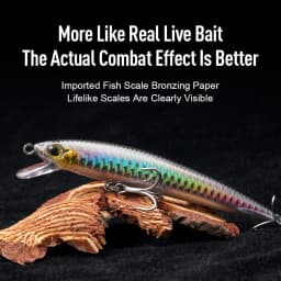 KINGDOM SP Shadow Fishing Lures 6.5g 9g 14g 14.2g Suspending Minnow Wobbler Crank Baits Artificial Sea Bass Pike Fishing Tackle