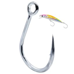ZYZHE 5~10pcs/Lot Single Lure Hook 4#-13/0# 12 Sizes Bkk 8095 Hooks Saltwater Ultra-Antirust Coating Fakebait Assist Hooks