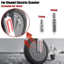 Valve Adapter Wheel Air Pump Extended Nozzle Hose Copper Gas Valve for Xiaomi M365 Pro 1s Pro2 Mi3 Electric Scooter Accessories