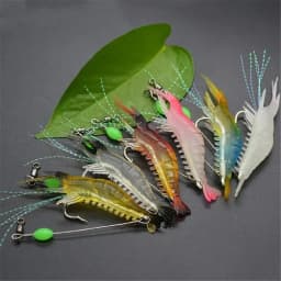 3pcs/7pcs Shrimp Lures Fishing Lures Artificial Fishing Bait Isca Artificial Ascesorios Pesca
