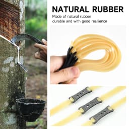 1.5/2.0MM Thick Slingsshots Rubber Band with High Tensile Strength and Elastic Latex Catapult Rubber Band Hunting Accessories