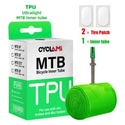 CYCLAMI Ultralight Bike Inner Tube 26 27.5 29 Inches MTB Bicycle TPU Material Tire 45mm French Valve Super Light Anti-Oxidation