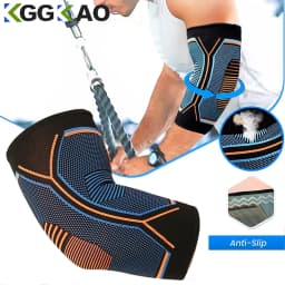 1Pcs Elbow Brace for Weightlifting Compression Support Reduce Tennis Elbow and Golfers Elbow Pain Relief