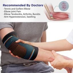 1Pcs Elbow Brace for Weightlifting Compression Support Reduce Tennis Elbow and Golfers Elbow Pain Relief