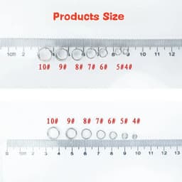 400/500pcs Fishing Split Rings 4-10mm Crank Hard Bait Snap Strengthen Double Loop Split Open Carp Fishing Lure Pesca Accessories