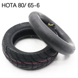 High Quality Tyre 80/65-6 Outer Tire Inner Tube HOTA Rubber Wheel 10 Inch Tire for Zero Electric Scooter