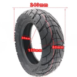 High Quality Tyre 80/65-6 Outer Tire Inner Tube HOTA Rubber Wheel 10 Inch Tire for Zero Electric Scooter