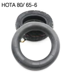High Quality Tyre 80/65-6 Outer Tire Inner Tube HOTA Rubber Wheel 10 Inch Tire for Zero Electric Scooter