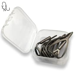 TN99 5PCS TUCRLST Fishing Tip Guides Building Fishing Rod Guides Ring Saltwater Repair Kit For Fishing Replacement Accessorie