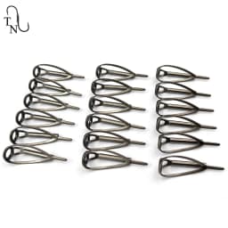 TN99 5PCS TUCRLST Fishing Tip Guides Building Fishing Rod Guides Ring Saltwater Repair Kit For Fishing Replacement Accessorie