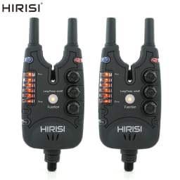 Hirisi Carp Fishing Bite Alarm with Adjustable Volume, Tone, Sensitivity & LED Indicator - Essential Fishing Accessory B150