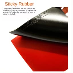 Reactor TORNADO V5 Sticky Loop Table Tennis Rubber With ITTF Approved Medium Hard with Max Internal Energy Ping Pong Sponge