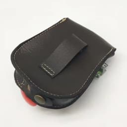 Black/brown Slingshot Steel Ball Carrying Storage Bag Handmade Leather Multifunctional Magnetic Suction Integrated Waist Bag