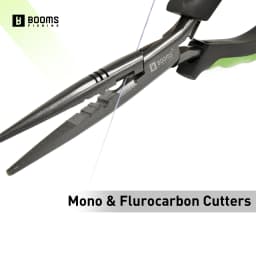 Booms Fishing F03 Multifunction Fishing Pliers Tools 23.5cm Straight Long Nose Stainless Steel Line Cutter Scissors Tools