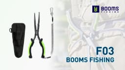 Booms Fishing F03 Multifunction Fishing Pliers Tools 23.5cm Straight Long Nose Stainless Steel Line Cutter Scissors Tools