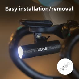 XOSS XL1200 Headlight 200-1200 Lm Bike Light Waterproof Rechargeable Front Lamp Bicycle Light Aluminum Ultralight Flashlight