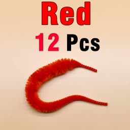 MNFT 12Pcs Mangum Dragon Tails Pike Muskie Steelhead Fly Tying Lure Saltwater Baitfish Fly Snake Wigle Tail Material Soft Worms