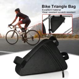 Mountain Bike Triangular Bag Bicycle Front Frame Handle Handbag Phone Bag Flashlight Bag Road Bike Triangular Bag Waterproof Bag
