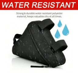 Mountain Bike Triangular Bag Bicycle Front Frame Handle Handbag Phone Bag Flashlight Bag Road Bike Triangular Bag Waterproof Bag