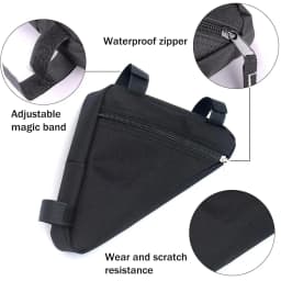 Mountain Bike Triangular Bag Bicycle Front Frame Handle Handbag Phone Bag Flashlight Bag Road Bike Triangular Bag Waterproof Bag