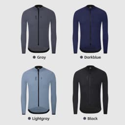 YKYWBIKE Men's Cycling Jacket 10-20°C Waterproof Windproof Bicycle Windbreaker Warmth Fleece Road Bike Jacket Cycling Clothing