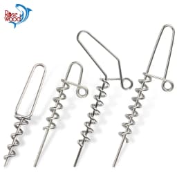 Rosewood Soft Bait Centering Pin Fishing Lure Spring Fixed Lock Multi-Depth Shallow Screw Needle Shad Tools Stainless Steel