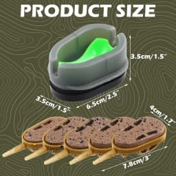 2pcs/3pcs/6pcsCarp Fishing Method Feeders,20g/30g/40g/50g/60g Fishing Feeders with Quick Realease Mould,Carp Fishing Accessories