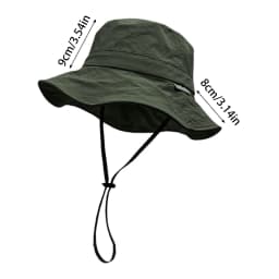 Solid Color Sun Hats for Men Outdoor Fishing Cap Wide Brim Anti-UV Protection Women Bucket Hat Summer Hiking Fisherman Caps