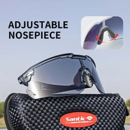 Santic Cycling Glasses Outdoor Sports Sunglasses Men Women Eyewear Sport Polarized Glasses Road Cycling UV400 Protection Glasses