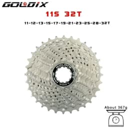 GOLDIX Road Bike 8 9 10 11 12Speed 11-25T/28T/32T/34T/36T Bicycle Cassette Freewheel for SHIMAN* HG Bicycle Accessories