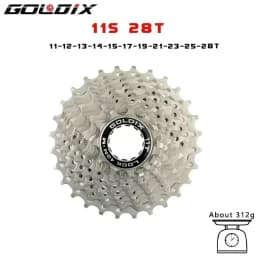 GOLDIX Road Bike 8 9 10 11 12Speed 11-25T/28T/32T/34T/36T Bicycle Cassette Freewheel for SHIMAN* HG Bicycle Accessories