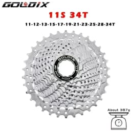 GOLDIX Road Bike 8 9 10 11 12Speed 11-25T/28T/32T/34T/36T Bicycle Cassette Freewheel for SHIMAN* HG Bicycle Accessories