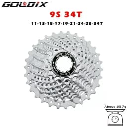 GOLDIX Road Bike 8 9 10 11 12Speed 11-25T/28T/32T/34T/36T Bicycle Cassette Freewheel for SHIMAN* HG Bicycle Accessories