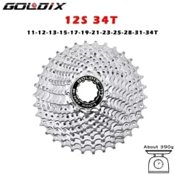 GOLDIX Road Bike 8 9 10 11 12Speed 11-25T/28T/32T/34T/36T Bicycle Cassette Freewheel for SHIMAN* HG Bicycle Accessories