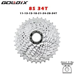 GOLDIX Road Bike 8 9 10 11 12Speed 11-25T/28T/32T/34T/36T Bicycle Cassette Freewheel for SHIMAN* HG Bicycle Accessories