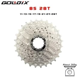 GOLDIX Road Bike 8 9 10 11 12Speed 11-25T/28T/32T/34T/36T Bicycle Cassette Freewheel for SHIMAN* HG Bicycle Accessories