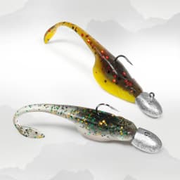 Rosewood Crappie Minnow Shad Soft Baits 5cm Ajing Worm Fishing Lure Willow Tail TPR Floating Drop Shot Ocean Rock Fishing Tackle