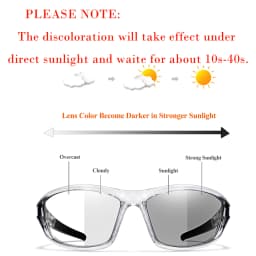New Style Photochromic Cycling Eyewear Men Women MTB Bike Running Fishing Glasses Comfortable Brand Bicycle Goggles UV400