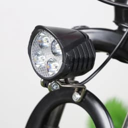48V E-Bike Horn Light High Power Electric Bicycle Scooter LED Headlight Front Lamp Waterproof Outdoor Cycle Biking Accessories
