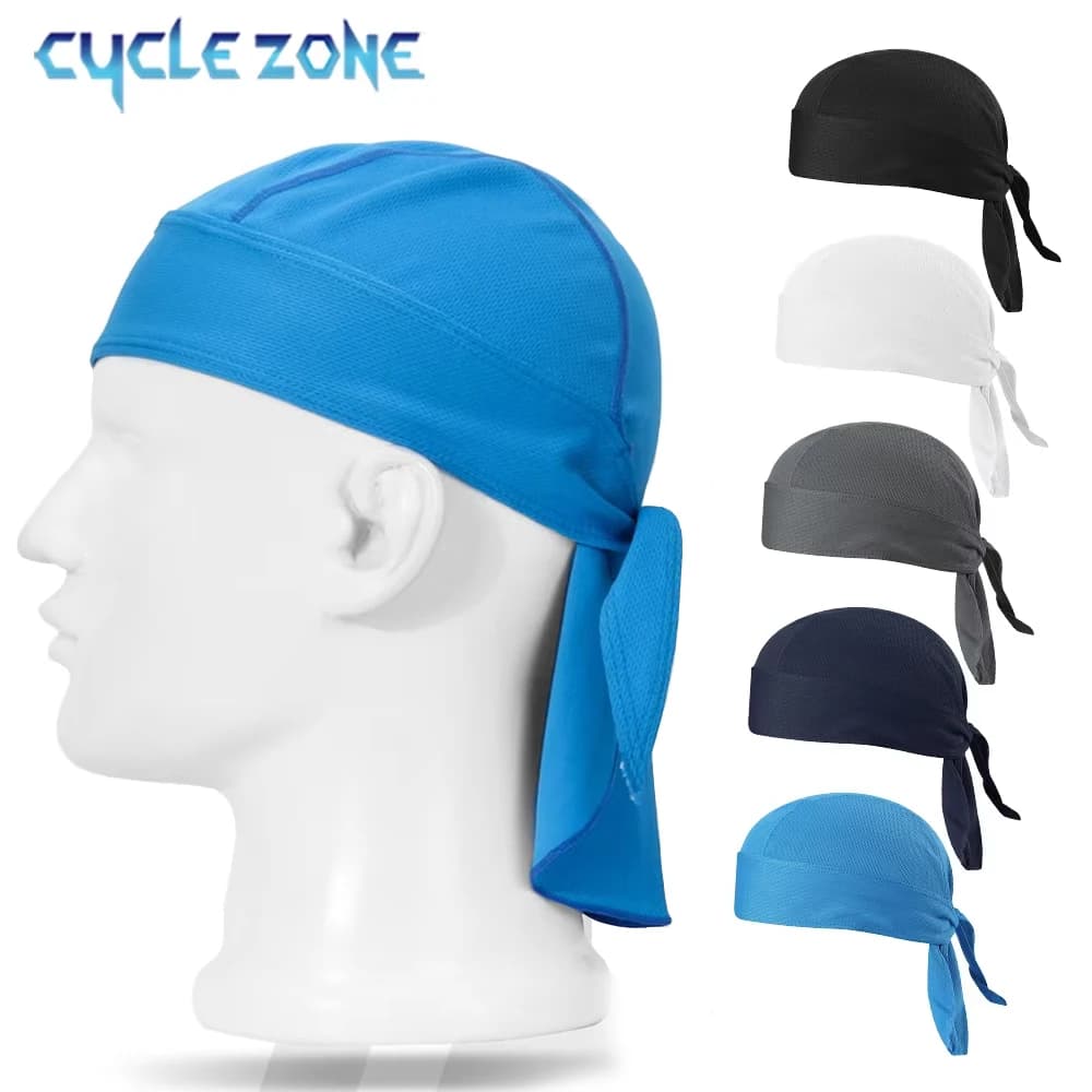 Cycling Headscarf Quick-dry Sun-Protective Hat Bicycle Headband Sweat-wicking Cap Hard Hat for Outdoor Sport Elastic Headscarf