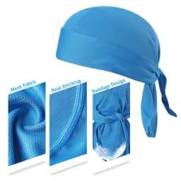 Cycling Headscarf Quick-dry Sun-Protective Hat Bicycle Headband Sweat-wicking Cap Hard Hat for Outdoor Sport Elastic Headscarf